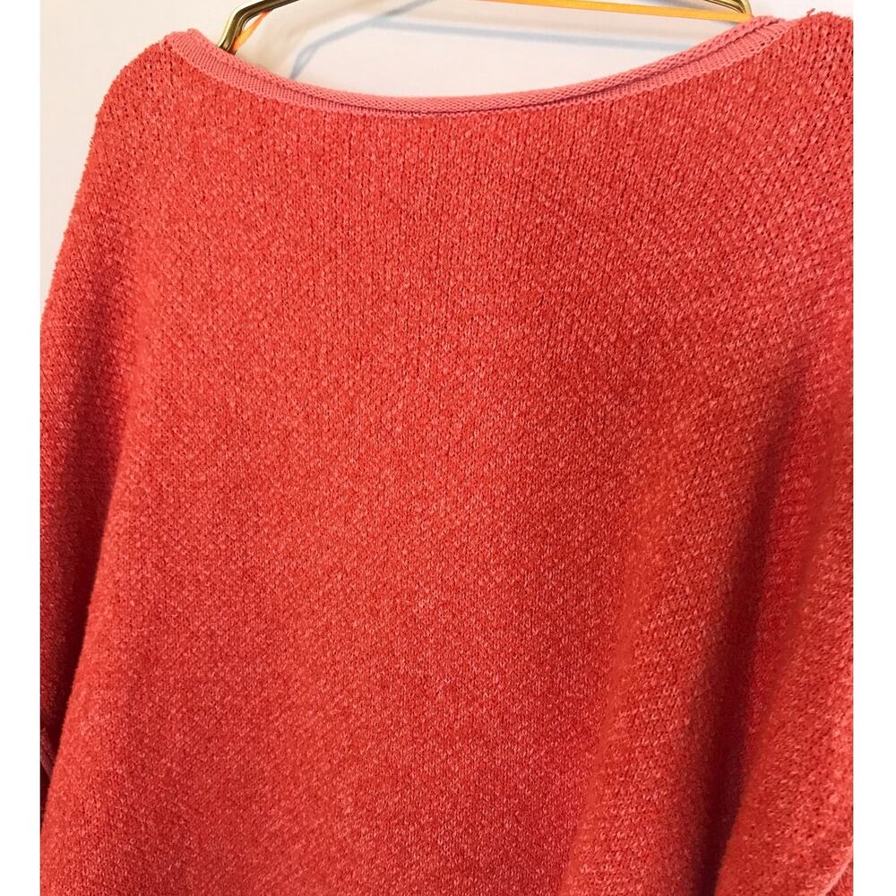 Free People Bardot Drop Shoulder Sweater L Orange - Picture 8 of 12